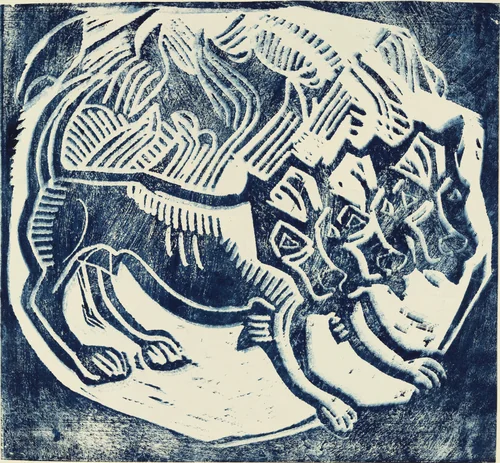 Cerberus by Christian Rohlfs, print, 1912