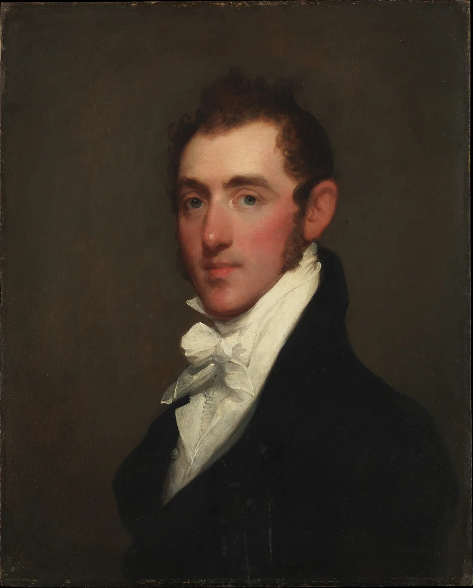 Henry Rice by Gilbert Stuart, artwork, 1812-1815