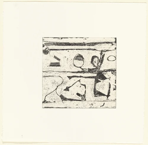 Oui [working proof 9] by Richard Diebenkorn, print, 1990