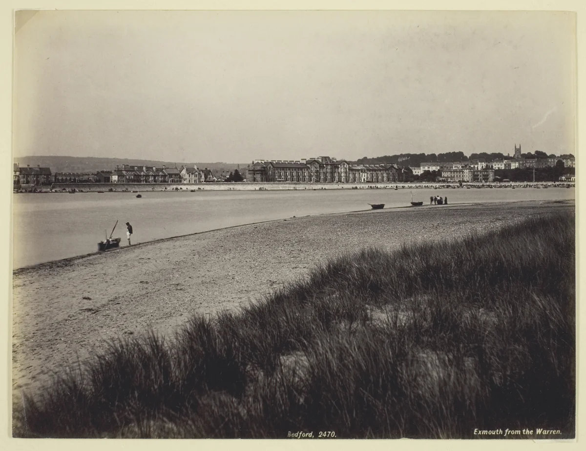Exmouth from the Warren by Francis Bedford, photograph, 1860-1894