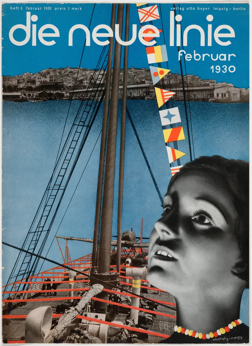 Die neue Linie, Februar 1930 by László Moholy-Nagy, design, 1930