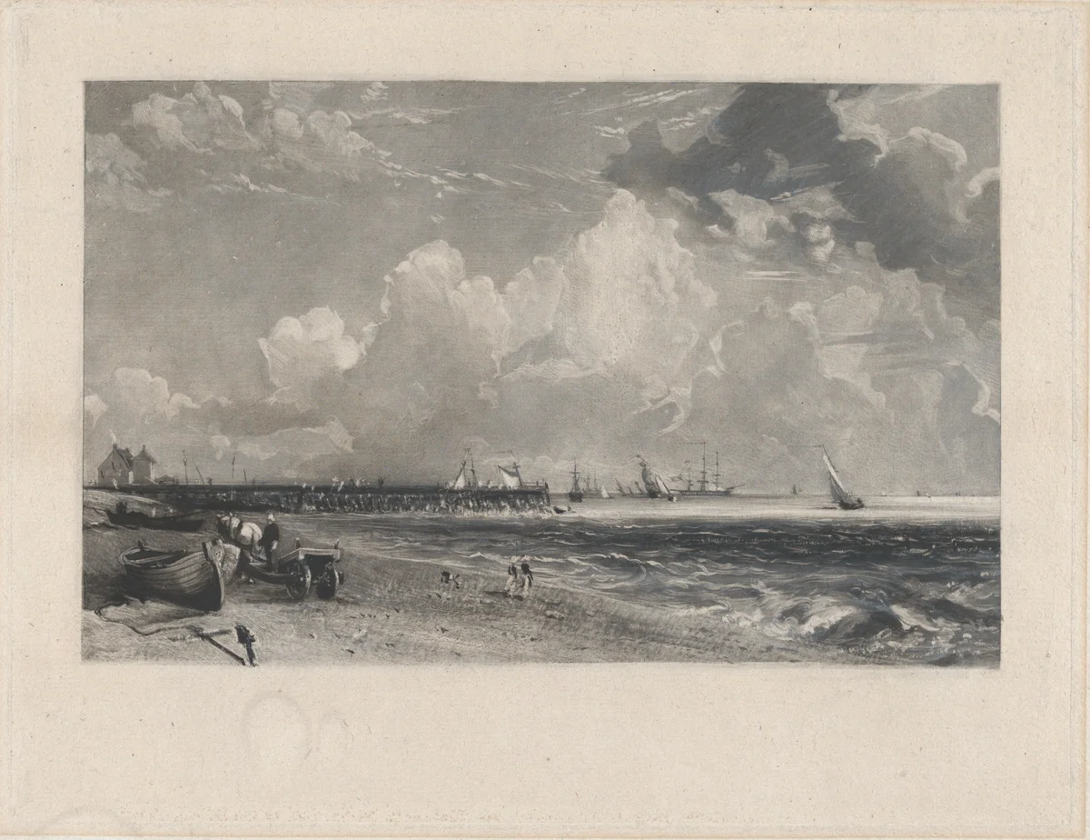 Yarmouth, Norfolk by David Lucas, print, 1830