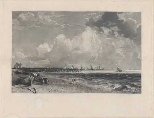 Yarmouth, Norfolk by David Lucas, print, 1830