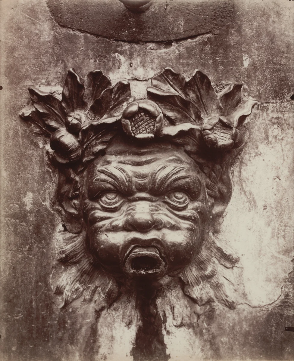 Fontaine, rue Garancière by Eugène Atget, photograph, 1900
