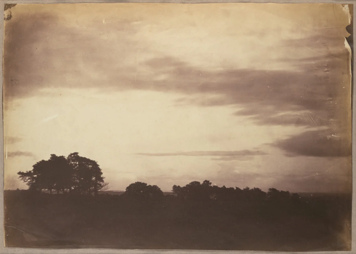 [Landscape with Clouds] by Roger Fenton, photograph, 1856
