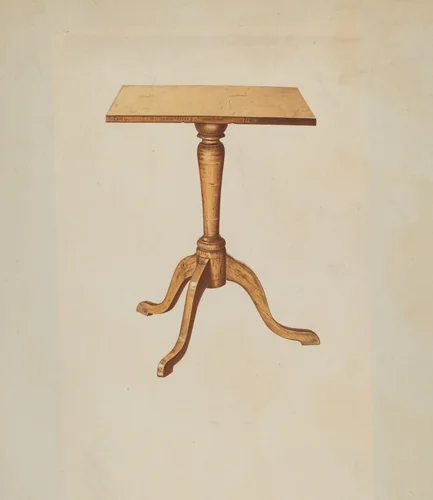 Table (Occasional) by Michael Riccitelli, index of american design, 1938