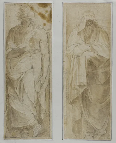 Standing Prophet or Apostle by Pellegrino Tibaldi
Perino del Vaga, drawing, 1545-1550