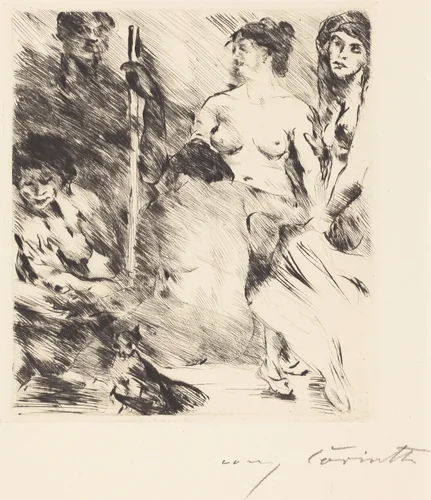 Der Harem (The Harem) by Lovis Corinth, print, 1914