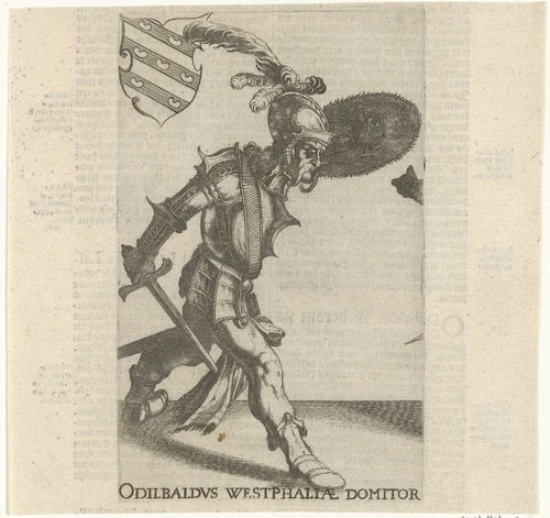 Odilbald by Simon Frisius, print, 1622