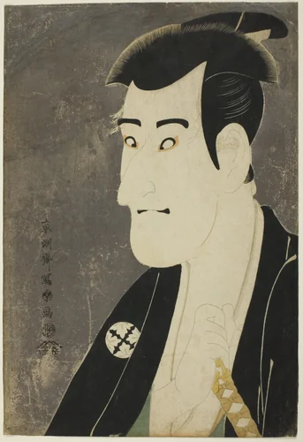 The actor Ichikawa Komazo III as Shiga Daishichi by Toshusai Sharaku (東洲斎 写楽), print, 1794