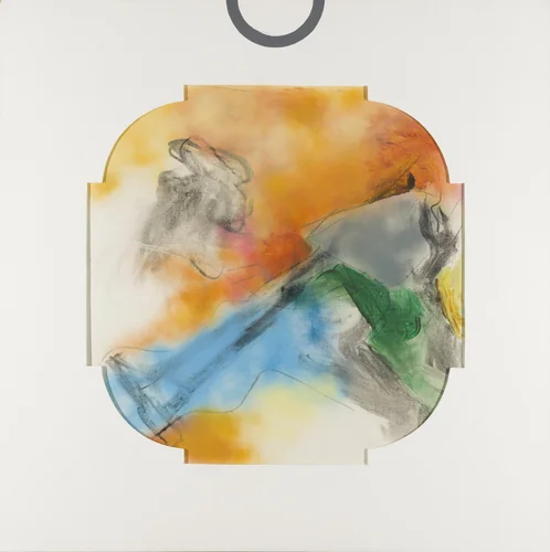 Design for 'Icarus Atlanticus' by Ger Lataster, painting, 1987