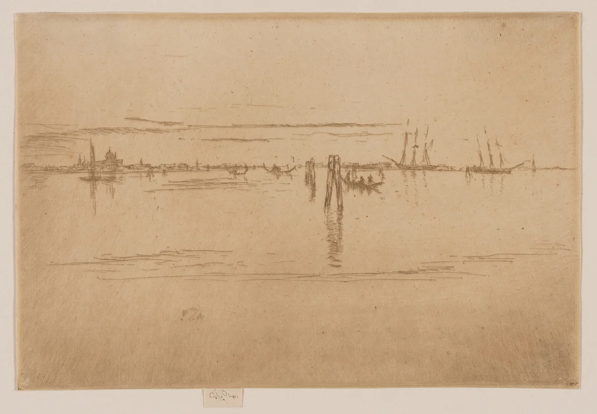 Long Lagoon by James McNeill Whistler, print, 1879-1880