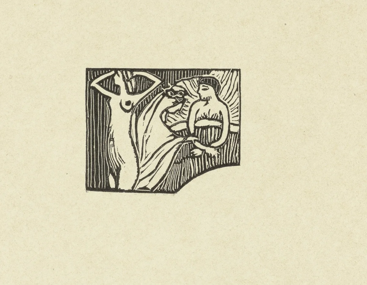 Illustratie bij gedicht uit dichtbundel Sagesse van Paul Verlaine by Maurice Denis, print, 1895