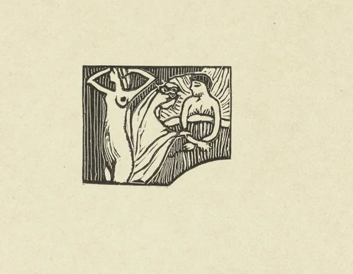 Illustratie bij gedicht uit dichtbundel Sagesse van Paul Verlaine by Maurice Denis, print, 1895