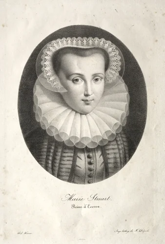 Mary Stuart by Christian Ludwig Wilhelm Heuer, print
