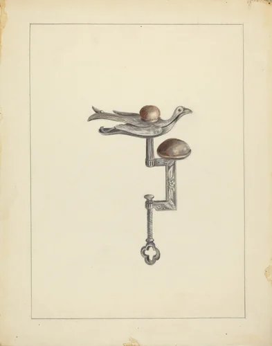 Sewing Bird by Charlotte Winter, index of american design, 1937
