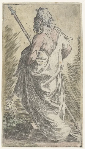 Apostel Jakobus de Meerdere by Parmigianino, print, 1524-1540