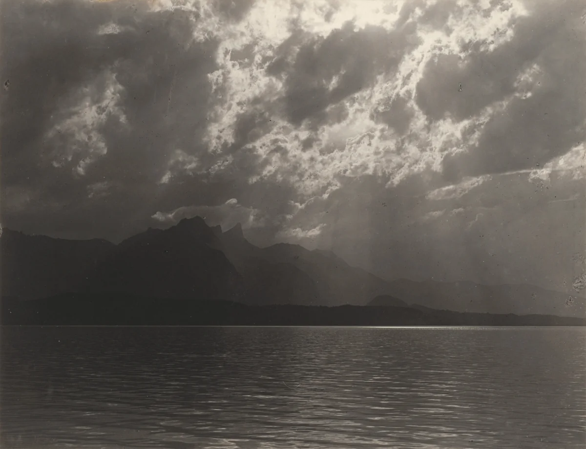 On Lake Thun, Switzerland by Alfred Stieglitz, photograph, 1887