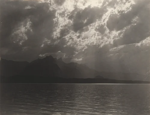 On Lake Thun, Switzerland by Alfred Stieglitz, photograph, 1887