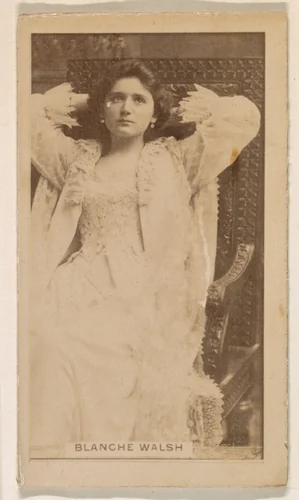 Blanche Walsh, from the Actresses series (N245) issued by Kinney Brothers to promote Sweet Caporal Cigarettes by Kinney Brothers Tobacco Company, photograph, 1890