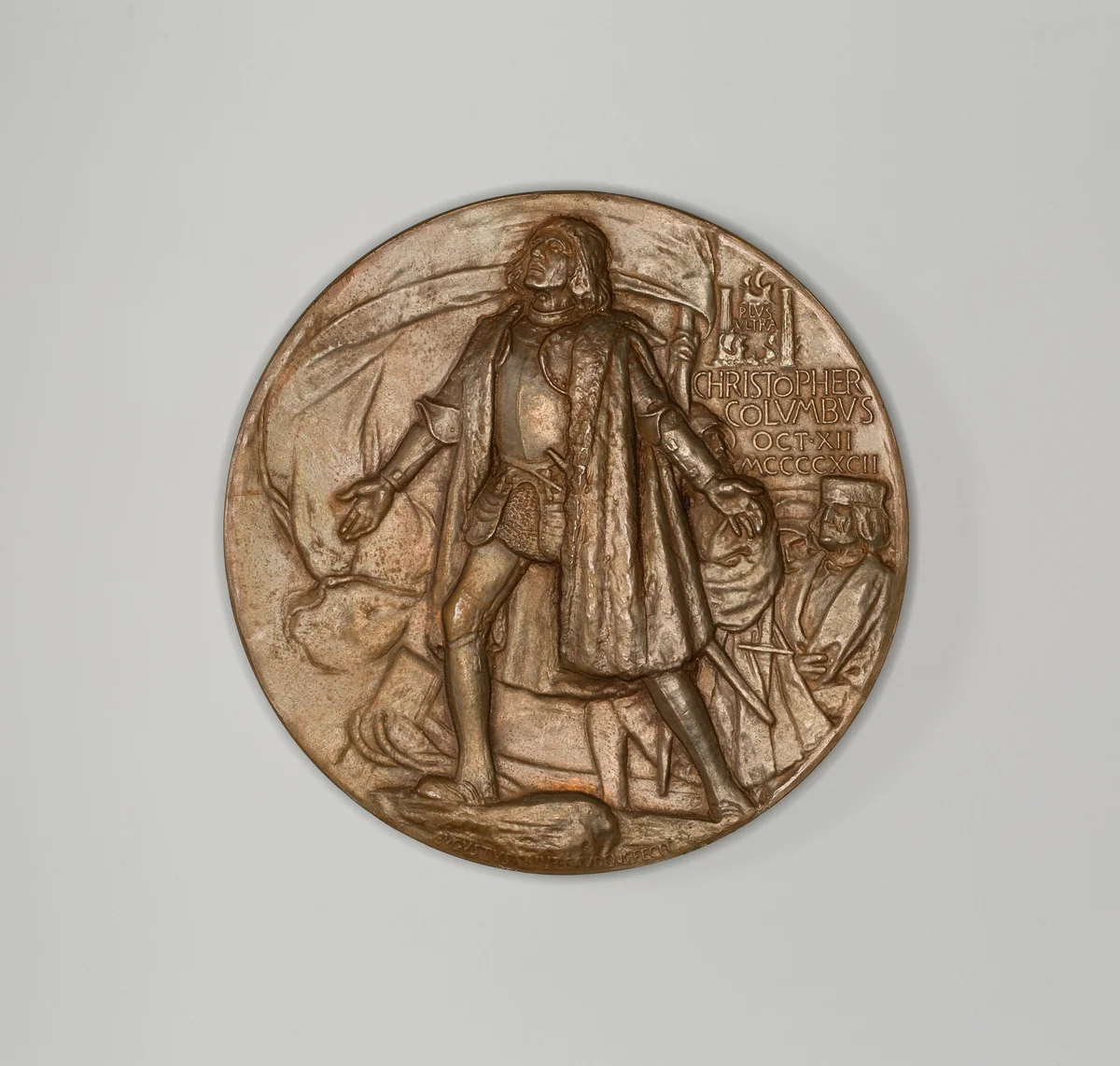 World's Columbian Exposition Commemorative Medal by Augustus Saint-Gaudens
Charles E. Barber, metalwork, 1892-1893