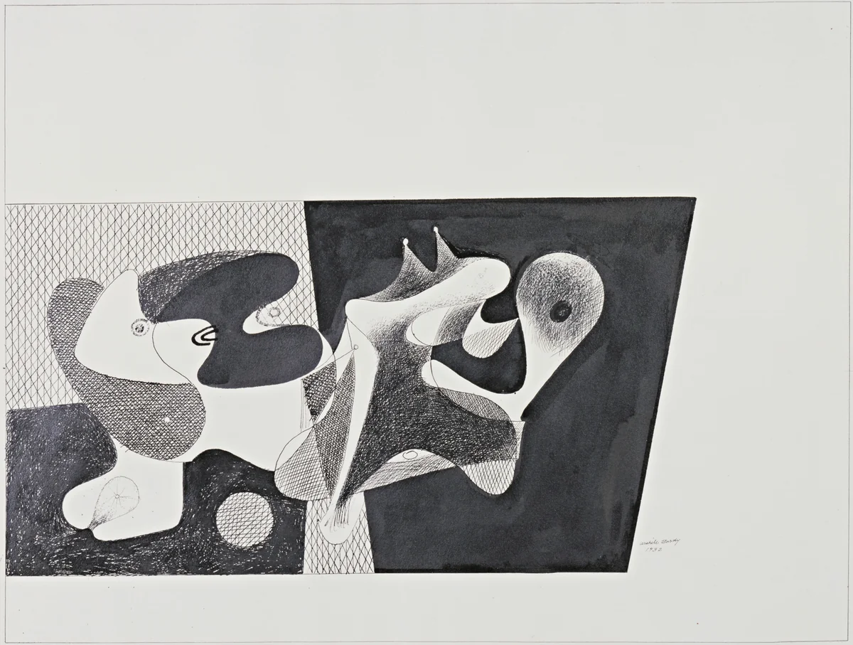 Objects by Arshile Gorky, drawing, 1932