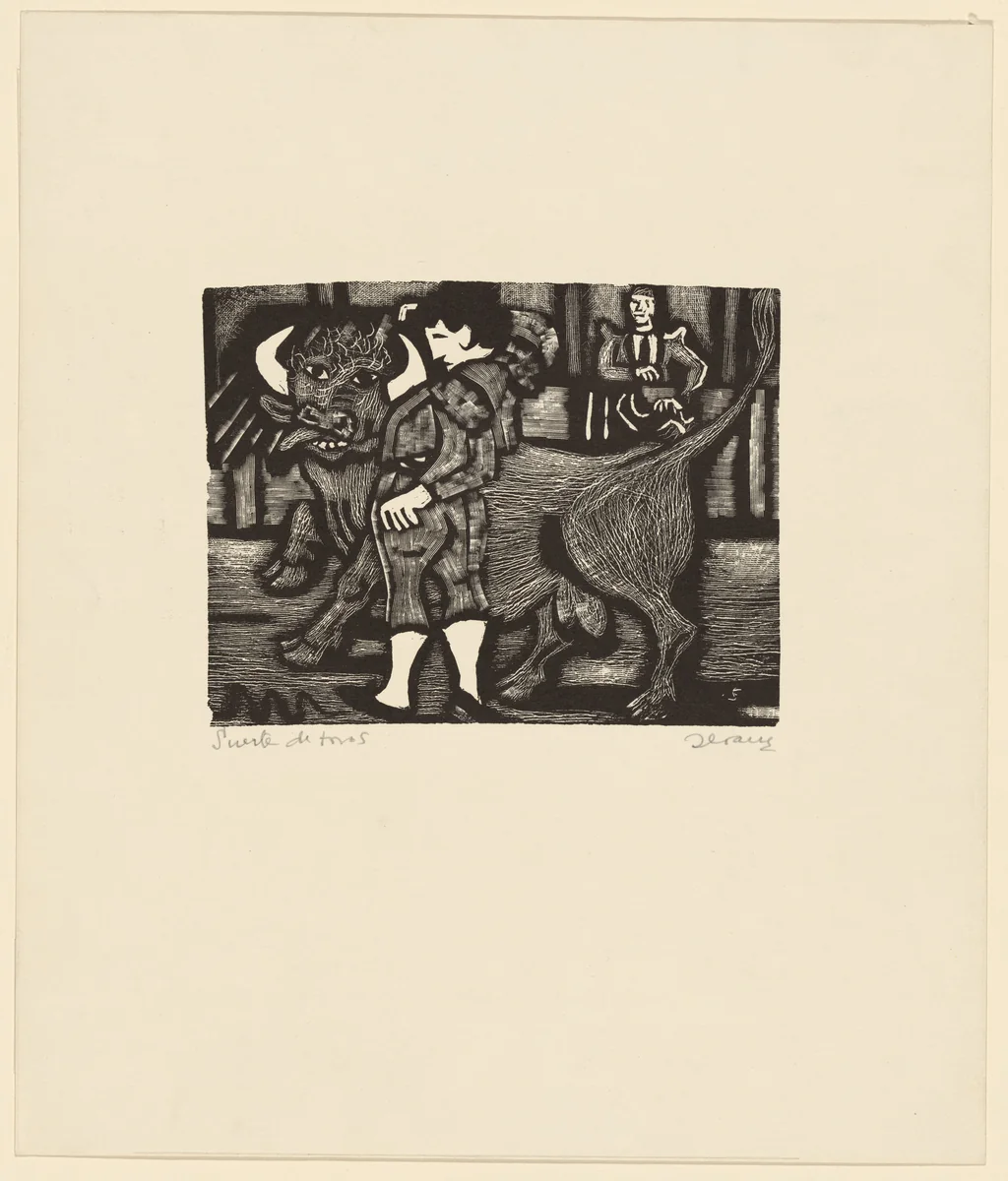 Suerte de Toros by Luis Seoane, print, 1925