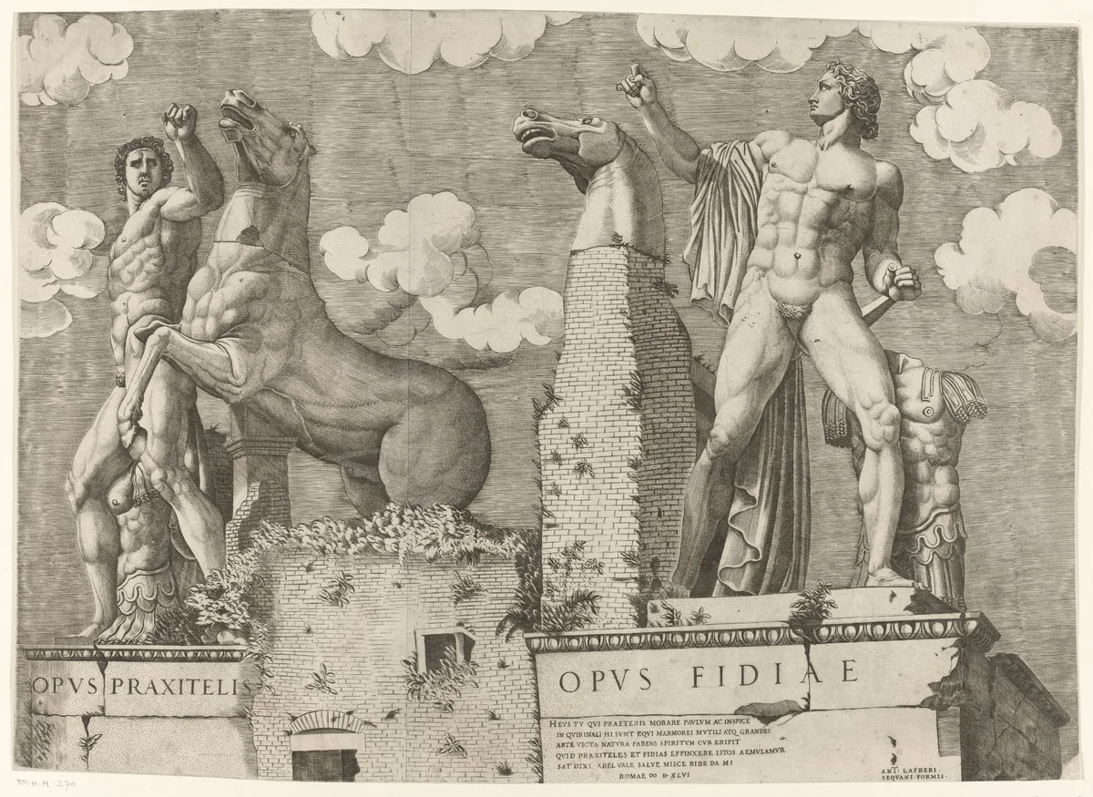 Dioscuren by anonymous, print, 1546