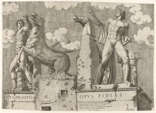 Dioscuren by anonymous, print, 1546