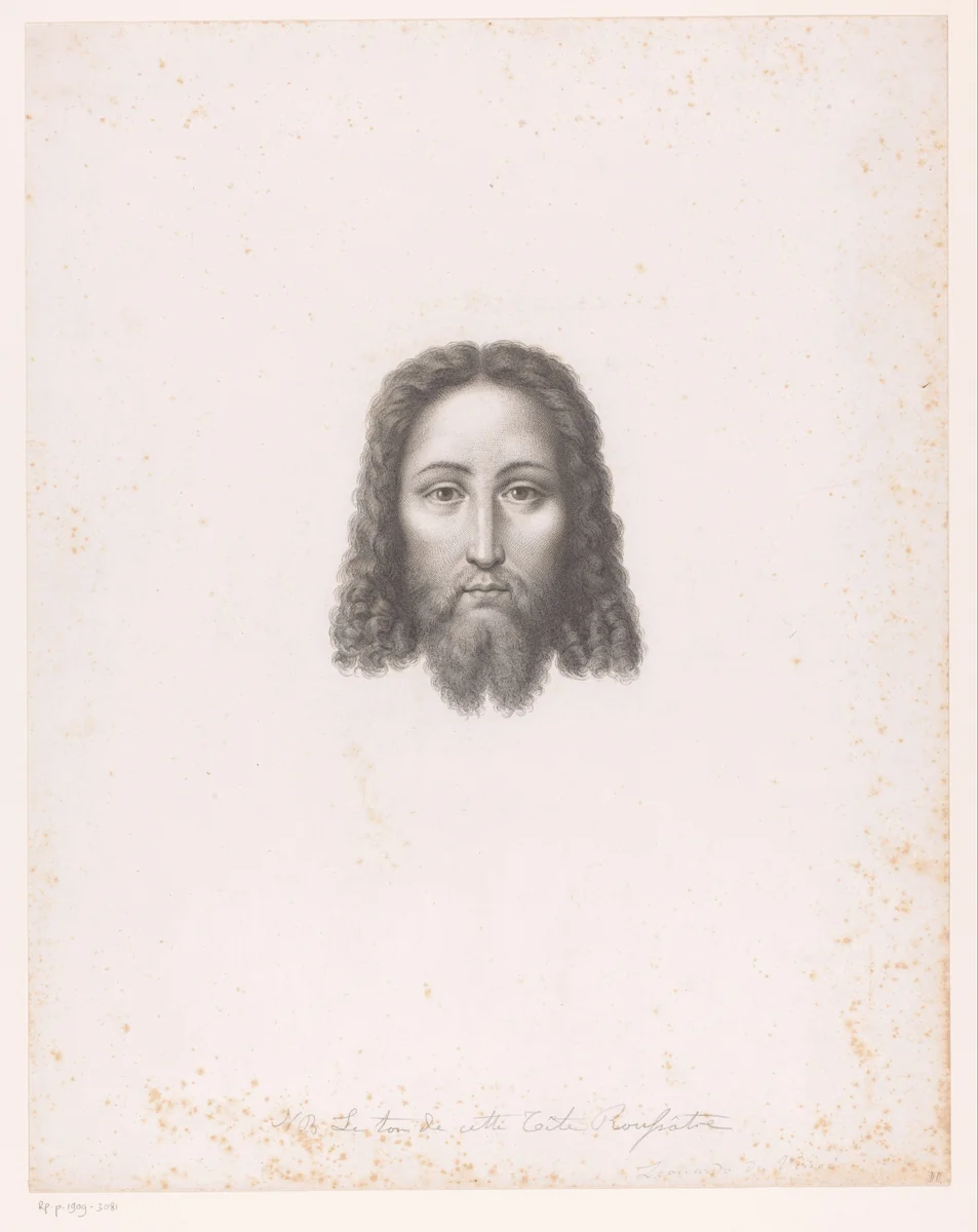 Christuskop by Erin Corr, print, 1815-1862
