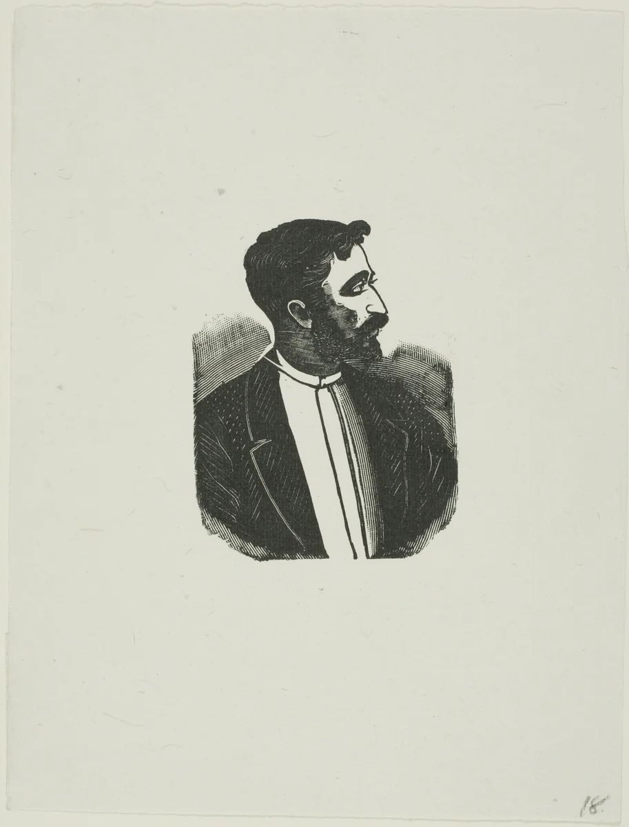 Portrait by José Guadalupe Posada, print, 1871-1913