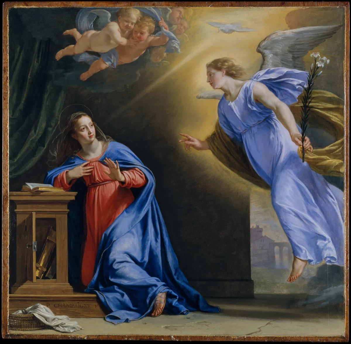 The Annunciation by Philippe de Champaigne, painting, 1639-1649