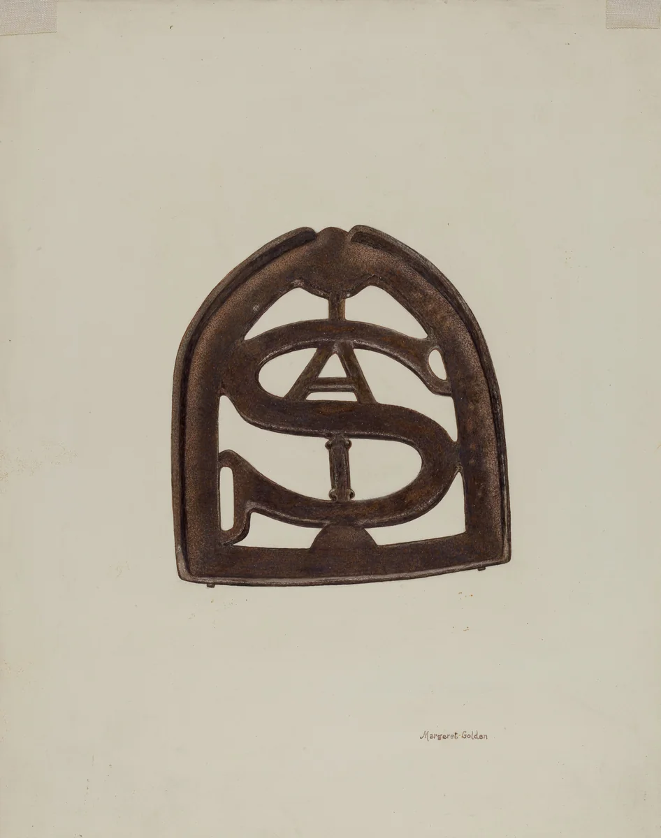Trivet by Margaret Golden, index of american design, 1941