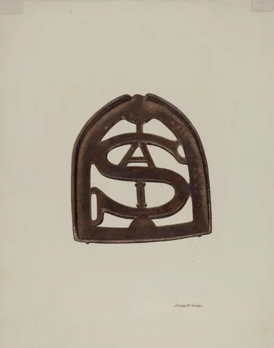 Trivet by Margaret Golden, index of american design, 1941