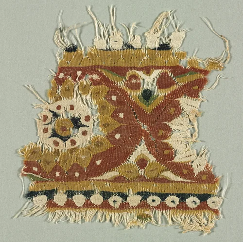 Fragment of a Border by Unknown, textile, 800-899