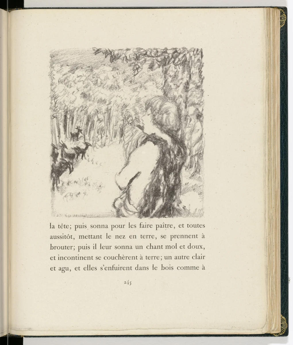 In-text plate (page 245) from Daphnis et Chloé by Pierre Bonnard, illustrated book, 1902