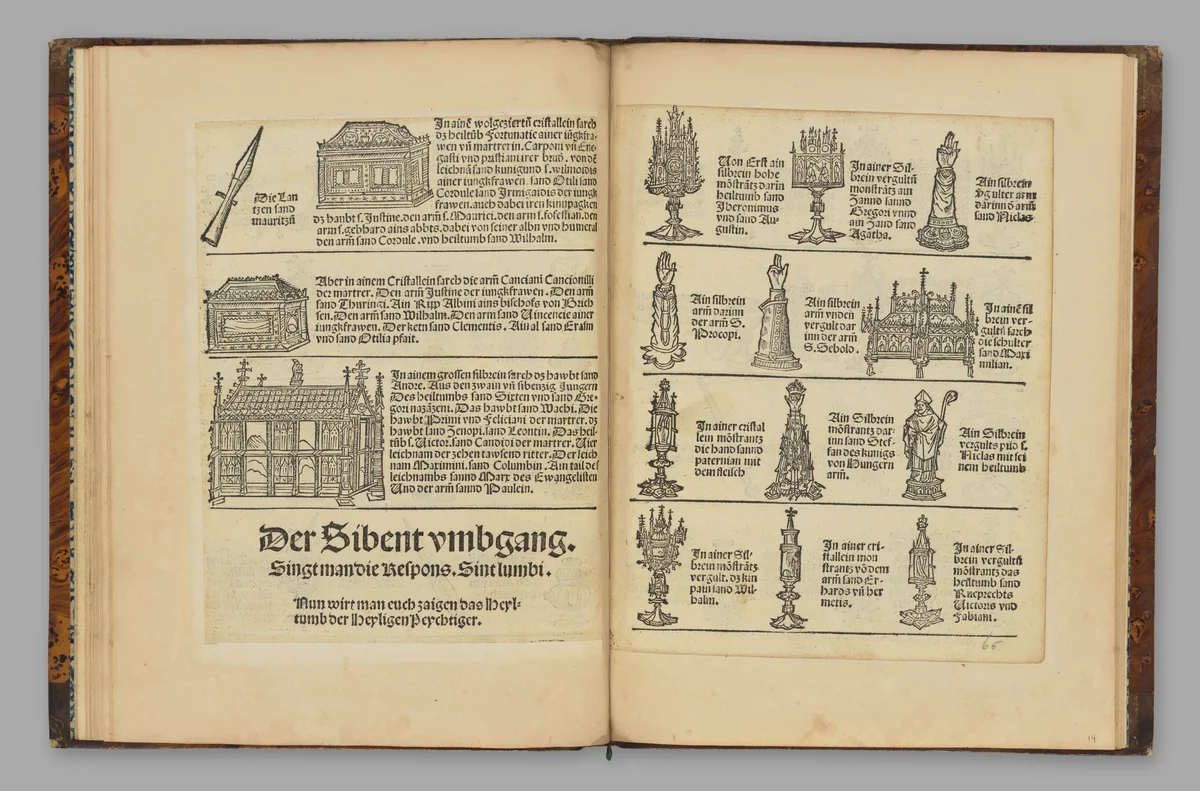 Das Wiener Heiligthumbuch by Johannes Winterburger, book, 1502