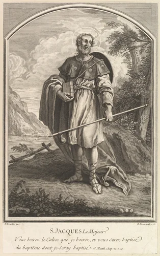 Saint Jacques Le Majeur by Etienne Brion, print, 1726