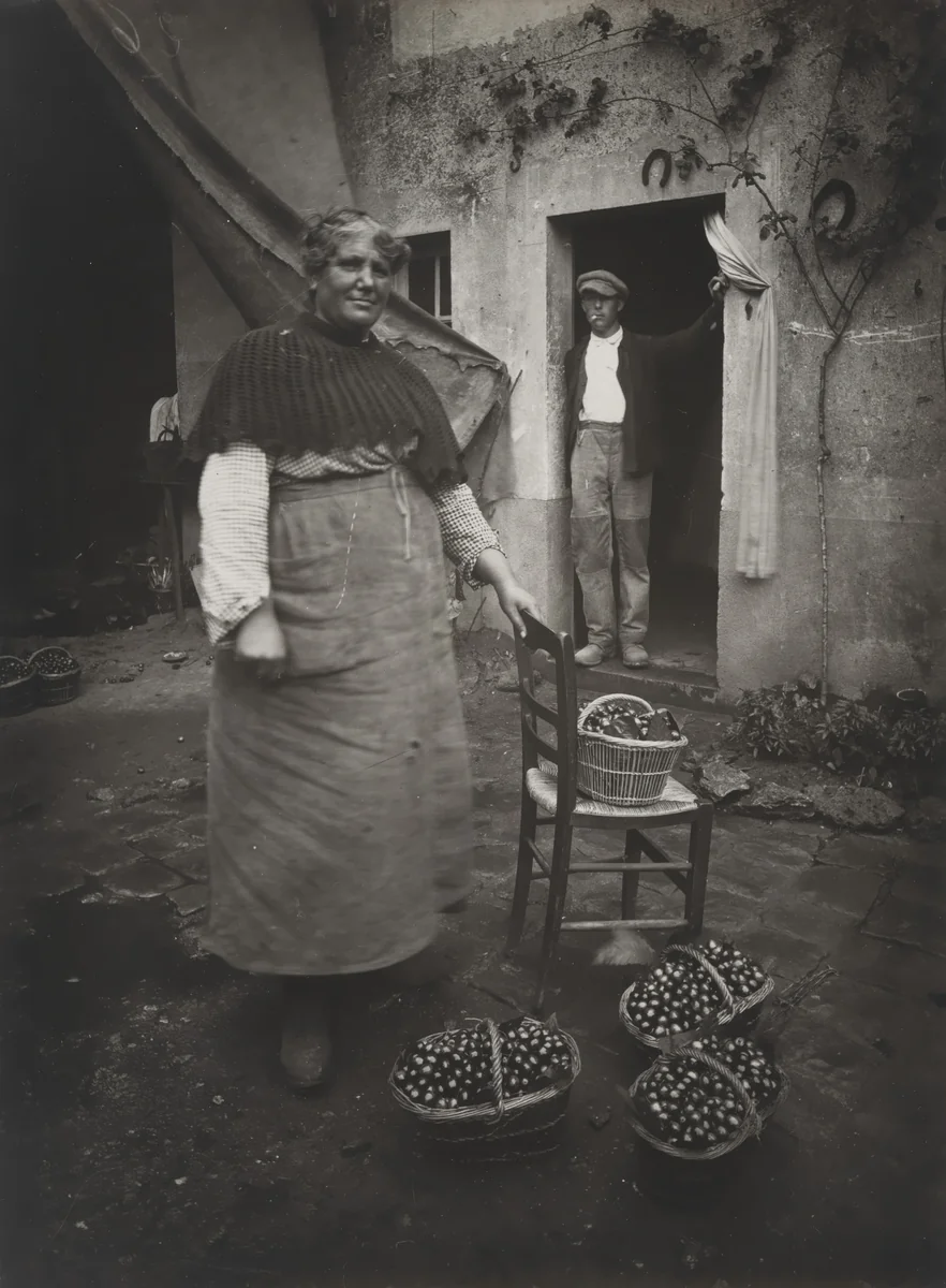 Femme de Verrières by Eugène Atget, photograph, 1872