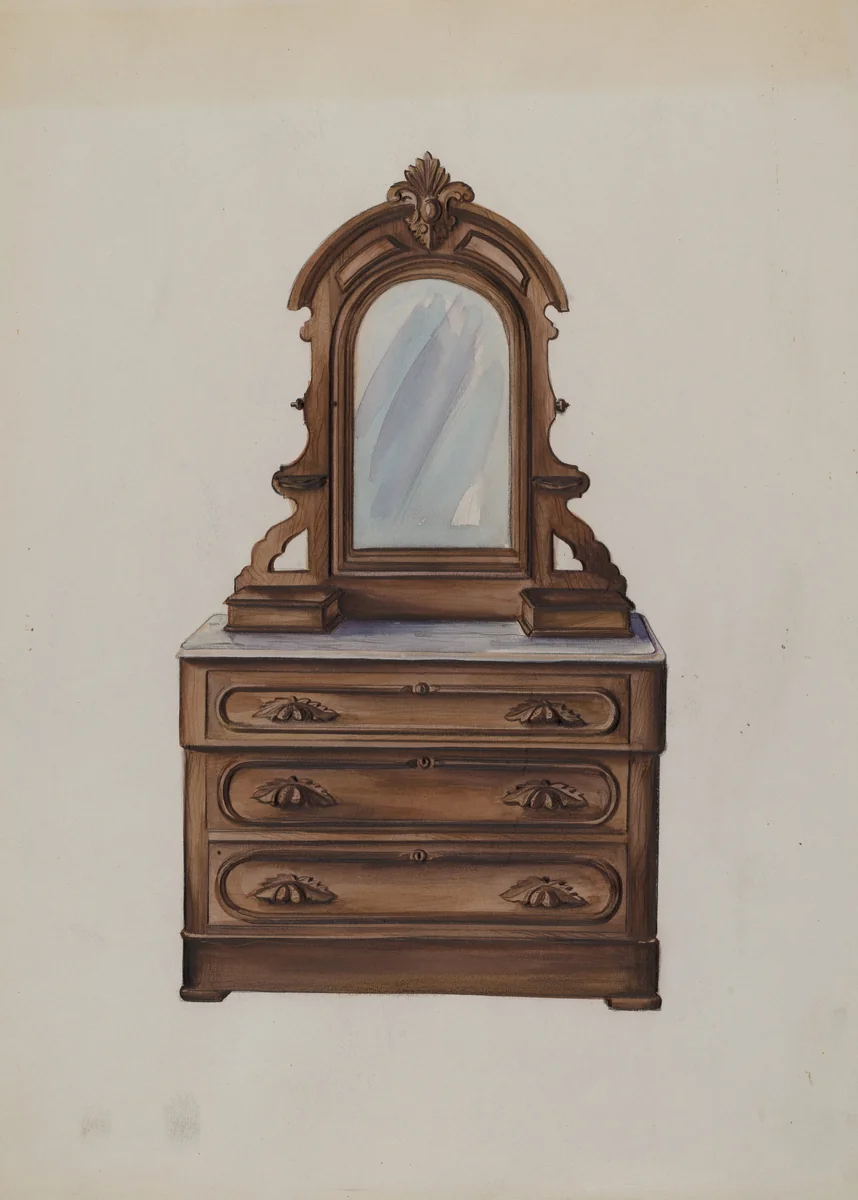 Bureau by Natalie Simon, index of american design, 1936