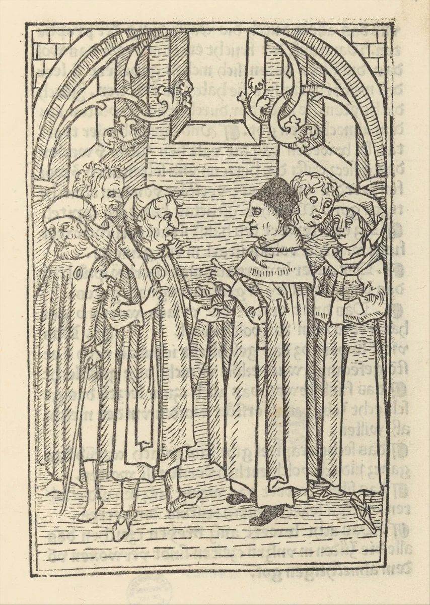 Page from "Stern des Meschiah" by anonymous, print, 1477