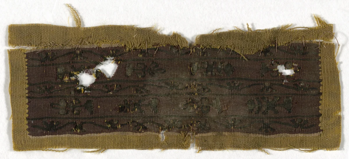 Sleeve Band by Coptic Egypt, textile, 1-500
