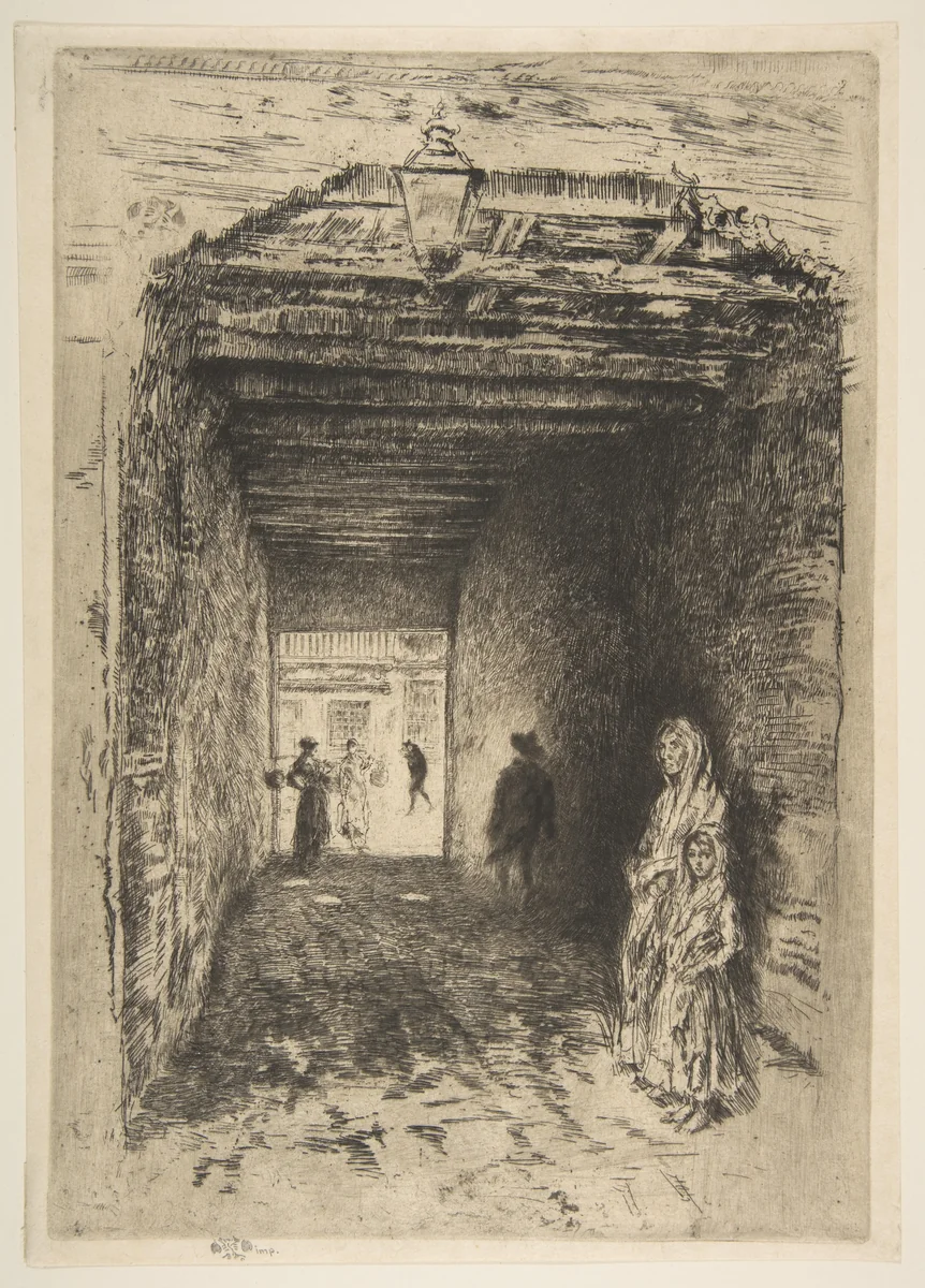 The Beggars by James McNeill Whistler, print, 1879-1880