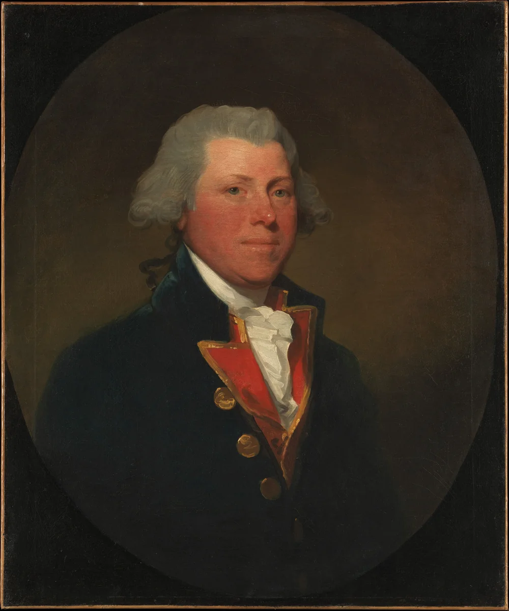 James DeLancey by Gilbert Stuart, artwork, 1782-1788