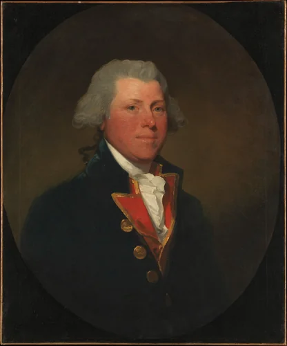 James DeLancey by Gilbert Stuart, artwork, 1782-1788