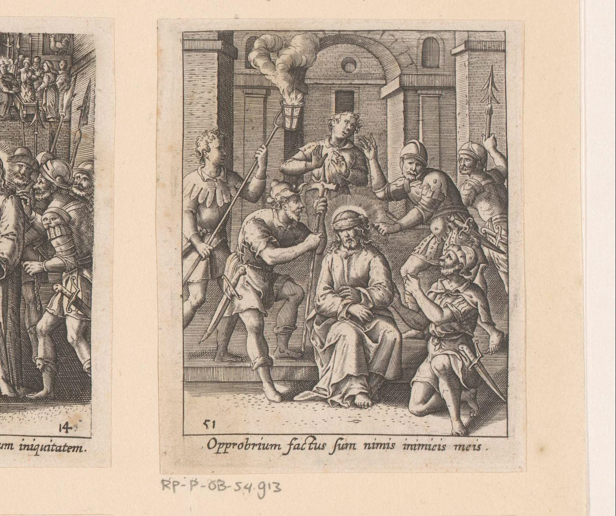 Bespotting by Heinrich Ulrich, print, 1582-1671