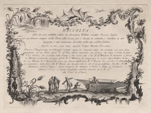 Title and Dedication Page by Filippo Morghen, print, 1764-1774
