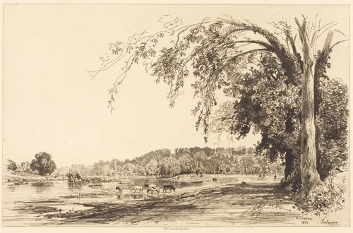 Richmond by Maxime Lalanne, print, 1871