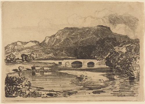 Tan y Bwlch, North Wales by John Sell Cotman, print, 1810-1815