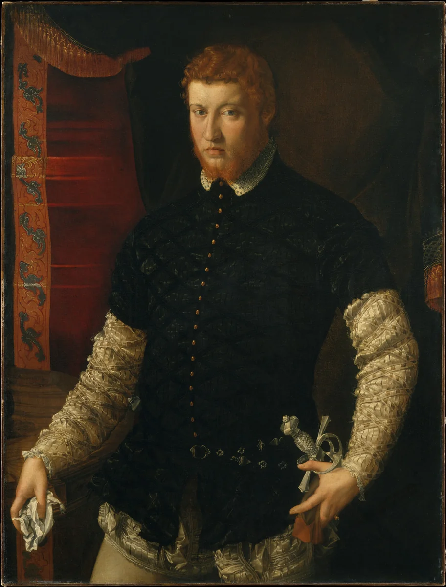 Portrait of a Man by Francesco Salviati, painting, 1530-1563